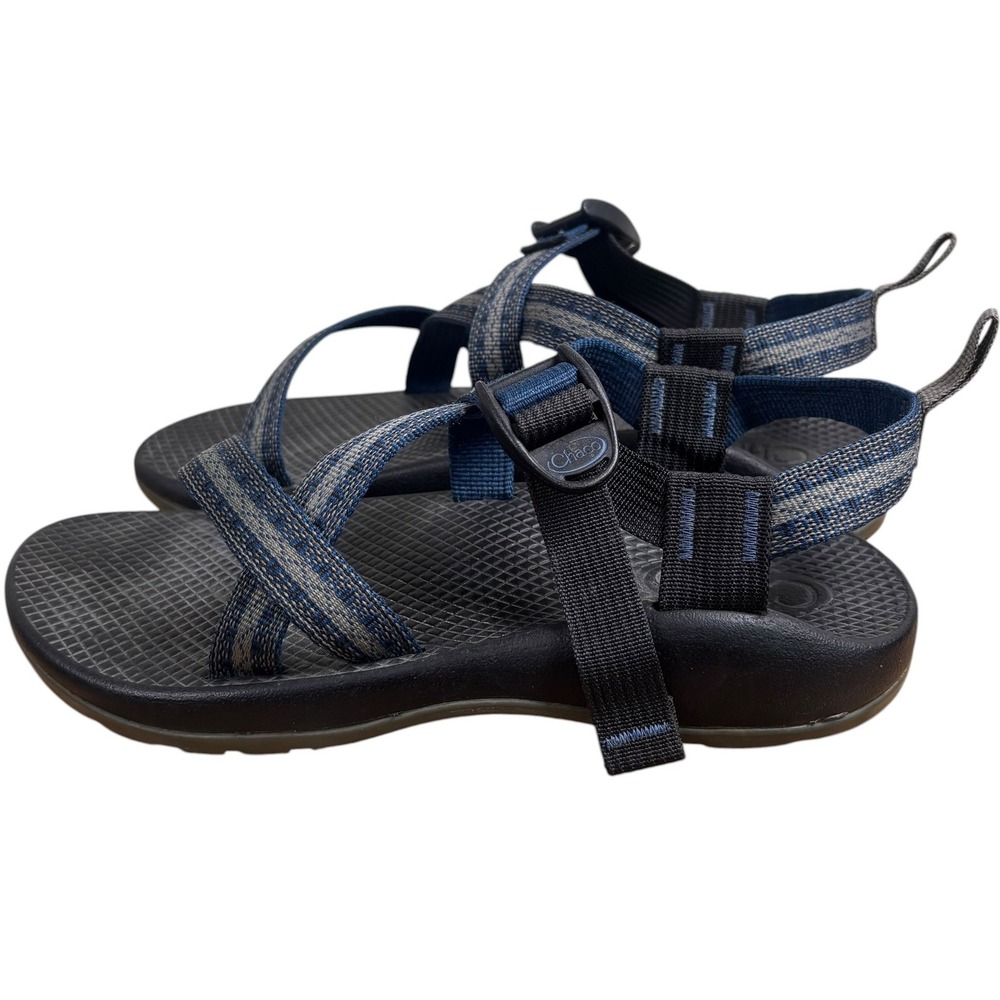 Chaco Z/1 Classic Women Blue Gray Strappy Athletic Hiking Sandals Size 6